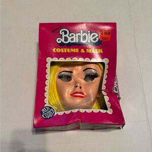 Barbie Costume & Mask - Pink and Yellow